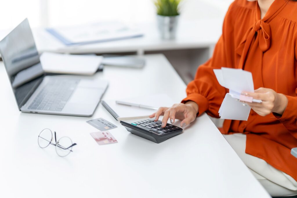 reviewing finances